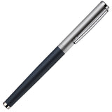 OttoHutt, Rollerball, design01, Ruthenium, Matt Blau - Schreib und Stil