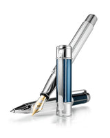 Waldmann, Füller, Commander 23, Gold, Blau - Schreib und Stil