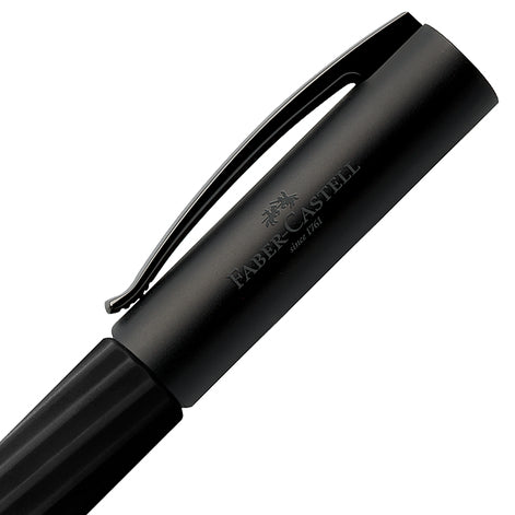 Faber-Castell, Kugelschreiber, Ambition, Italic Obsidian Black - Schreib und Stil
