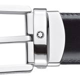 Montblanc, Wendegürtel aus Leder in Schwarz/Braun, 30mm