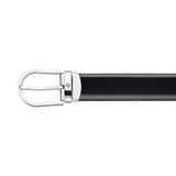 Montblanc, Wendegürtel aus Leder in Schwarz/Braun, 30mm