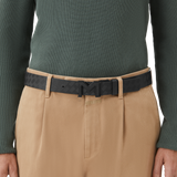 Montblanc, Gürtel, Extreme 3.0, Leder in Schwarz und Glattleder in Schwarz mit M-Schließe, 35 mm, Schwarz