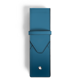 Montblanc, Meisterstück, Etui für 2 Schreibgeräte,Blau - Schreib und Stil