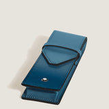 Montblanc, Meisterstück, Etui für 2 Schreibgeräte,Blau - Schreib und Stil