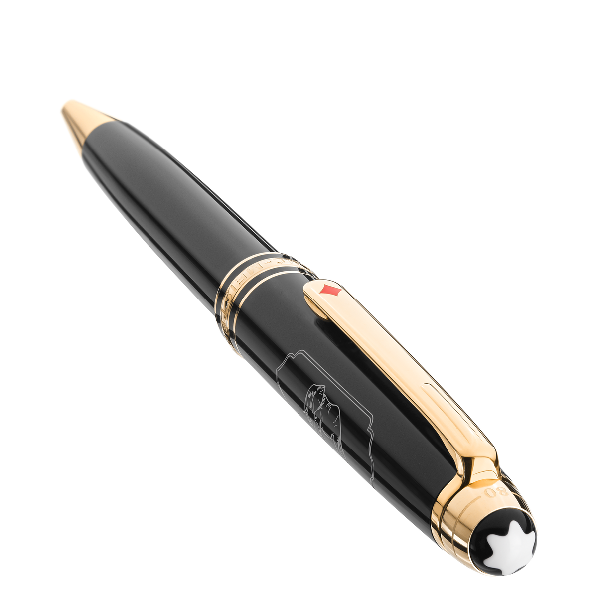 Montblanc, Kugelschreiber, Meisterstück, Around the World in 80 Days, Classique, Anthrazit - Schreib und Stil