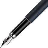 OttoHutt, Füller, design01, Ruthenium, Matt Blau - Schreib und Stil