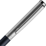 OttoHutt, Kugelschreiber, design01, Ruthenium, Matt Blau - Schreib und Stil