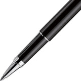 OttoHutt, Rollerball, design01, Faden-Guillochierung, Schwarz Platin - Schreib und Stil
