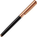 OttoHutt, Rollerball, design01, Faden-Guillochierung, Schwarz Roségold - Schreib und Stil