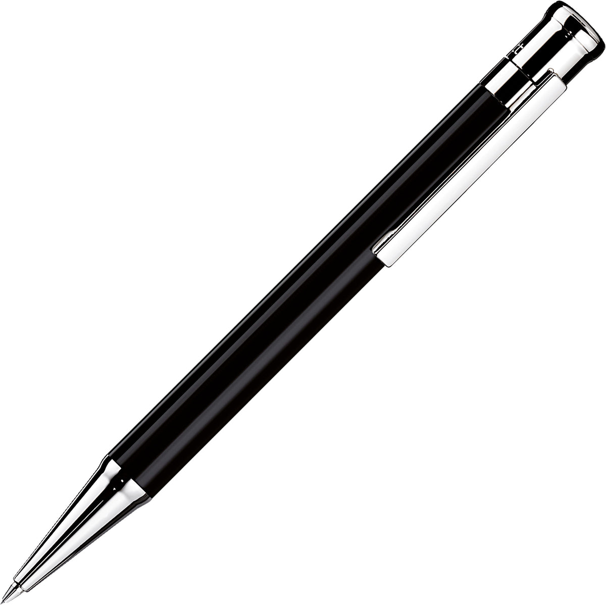 OttoHutt, Bleistift, design04, Glanz, Schwarz Platin - Schreib und Stil