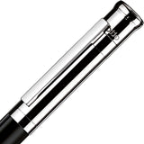 OttoHutt, Füller, design04, Glanz, Schwarz Platin - Schreib und Stil