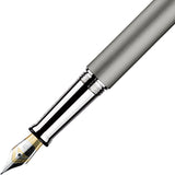 OttoHutt, Füller, design04, Matt Graphite, Grey Platin - Schreib und Stil