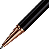 OttoHutt, Kugelschreiber, design04, Glanz, Schwarz Roségold - Schreib und Stil