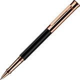 OttoHutt, Rollerball, design04, Glanz, Schwarz Roségold