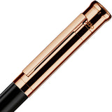 OttoHutt, Rollerball, design04, Glanz, Schwarz Roségold