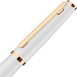 OttoHutt, Füller, design06, Glanz Weiß Roségold - Schreib und Stil