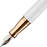 OttoHutt, Füller, design06, Glanz Weiß Roségold - Schreib und Stil