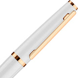 OttoHutt, Kugelschreiber, design06, Glanz Weiß Roségold