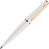OttoHutt, Kugelschreiber, design06, Glanz Weiß Roségold