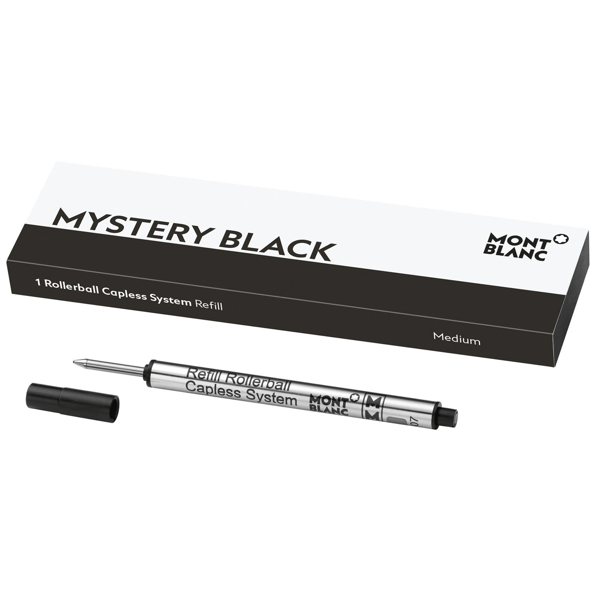 Montblanc, Rollerballmine, Mystery Black, Mittel, Capless, 1 Stk. - Schreib und Stil