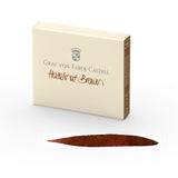 Graf von Faber-Castell, Tintenpatronen, Hazelnut Brown, 6 Stk.