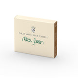 Graf von Faber-Castell, Tintenpatronen, Moss Green, 6 Stk.