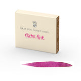 Graf von Faber-Castell, Tintenpatronen, Electric Pink, 6 Stk.