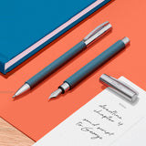Faber-Castell, Füller, Ambition Edelharz, Blau - Schreib und Stil