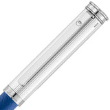 Waldmann, Rollerball, Solon, Linien Design, Nappaleder, Capriblau