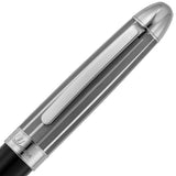 Waldmann, Kugelschreiber, Précieux, Streifen-Dekor, Ruthenium - Schreib und Stil