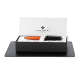 Diplomat, Füller, Aero, Schwarz-Orange