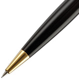 Diplomat, Bleistift, Excellence A2, Lack Schwarz, Vergoldet