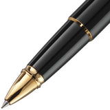 Diplomat, Rollerball, Excellence A2, Lack Schwarz, Vergoldet