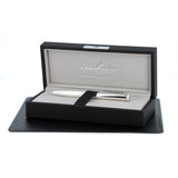 Waldmann, Kugelschreiber, Edelfeder, Korn Design, Silber Lack Champagner