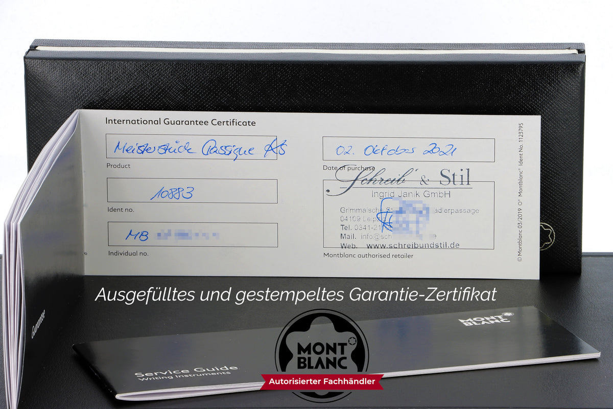 Montblanc, Füller, Meisterstück, Vergoldet, 149, Schwarz - Schreib und Stil