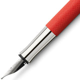 Graf von Faber-Castell, Füller, Guilloche, India Red - Schreib und Stil