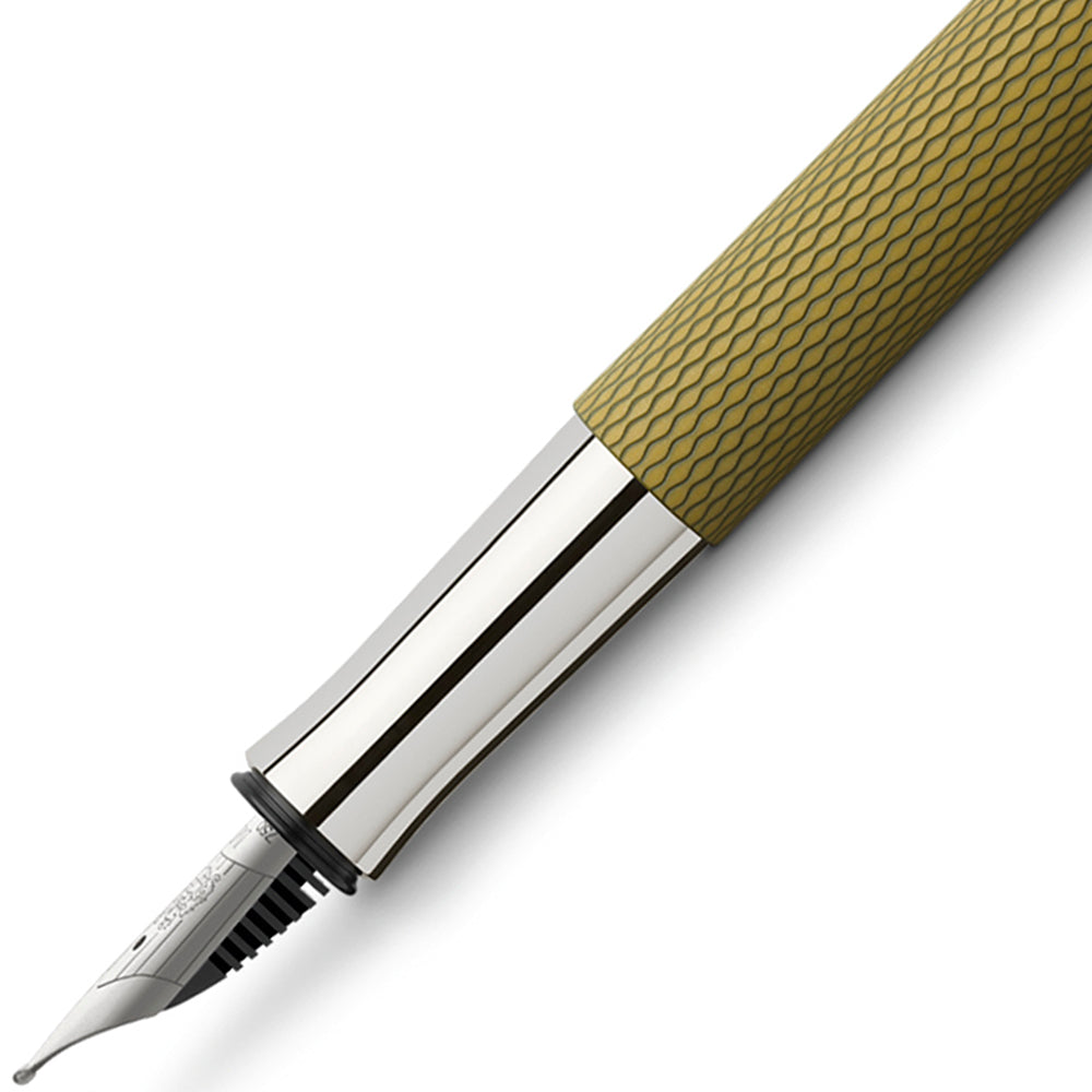 Graf von Faber-Castell, Füller, Guilloche, Olive Green - Schreib und Stil