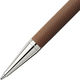 Graf von Faber-Castell, Kugelschreiber, Guilloche, Cognac - Schreib und Stil