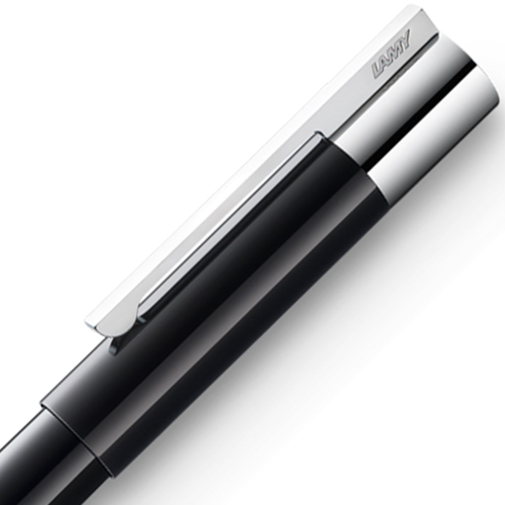 Lamy Kugelschreiber Scala 279 – Pianoblack, Inkl. Laser-Gravur, Großraummine M16 Schwarz