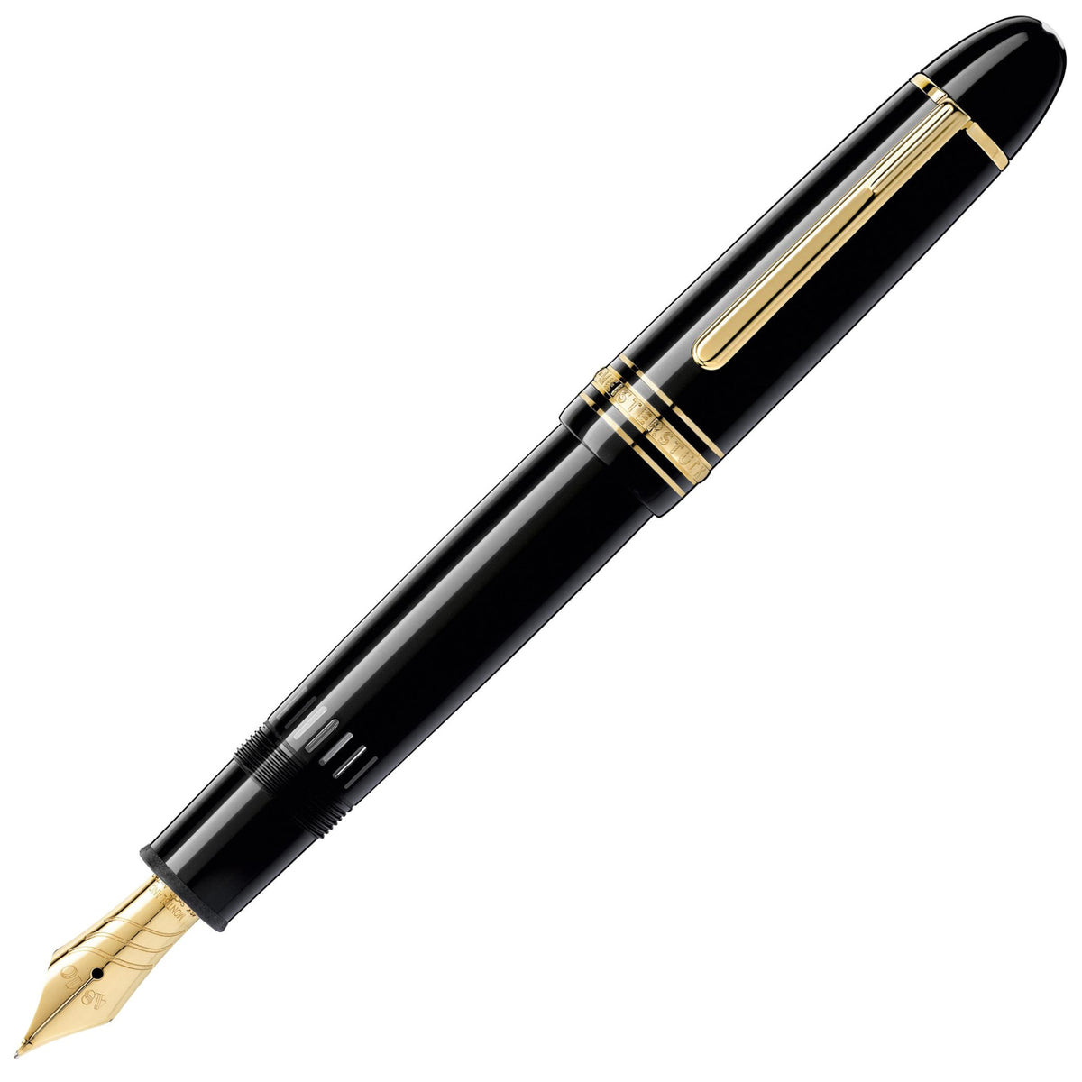 Montblanc, Füller, Meisterstück, 149, Calligraphy, Curved Nib, Schwarz - Schreib und Stil