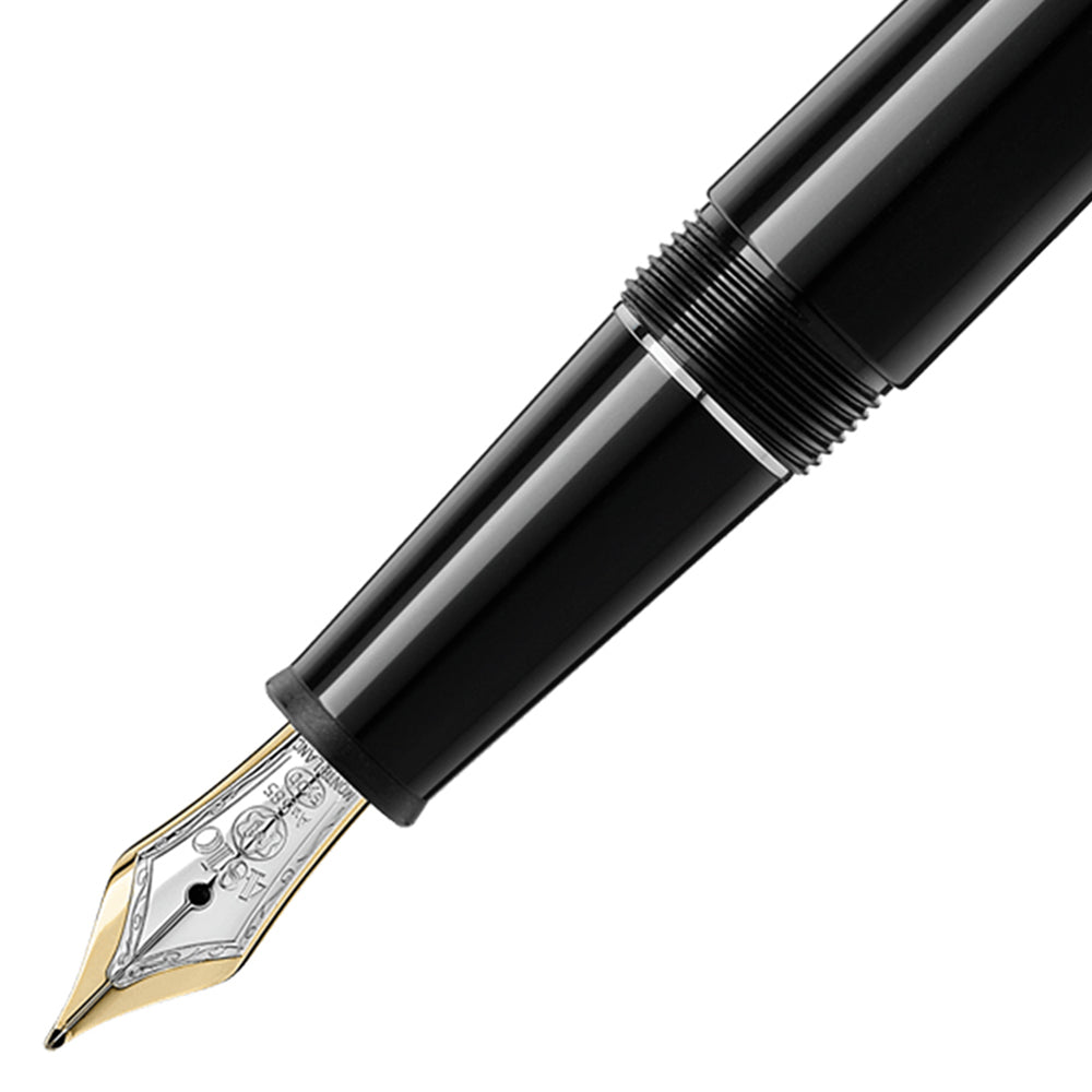 Montblanc, Füller, Meisterstück, Platiniert, Classique, Schwarz - Schreib und Stil