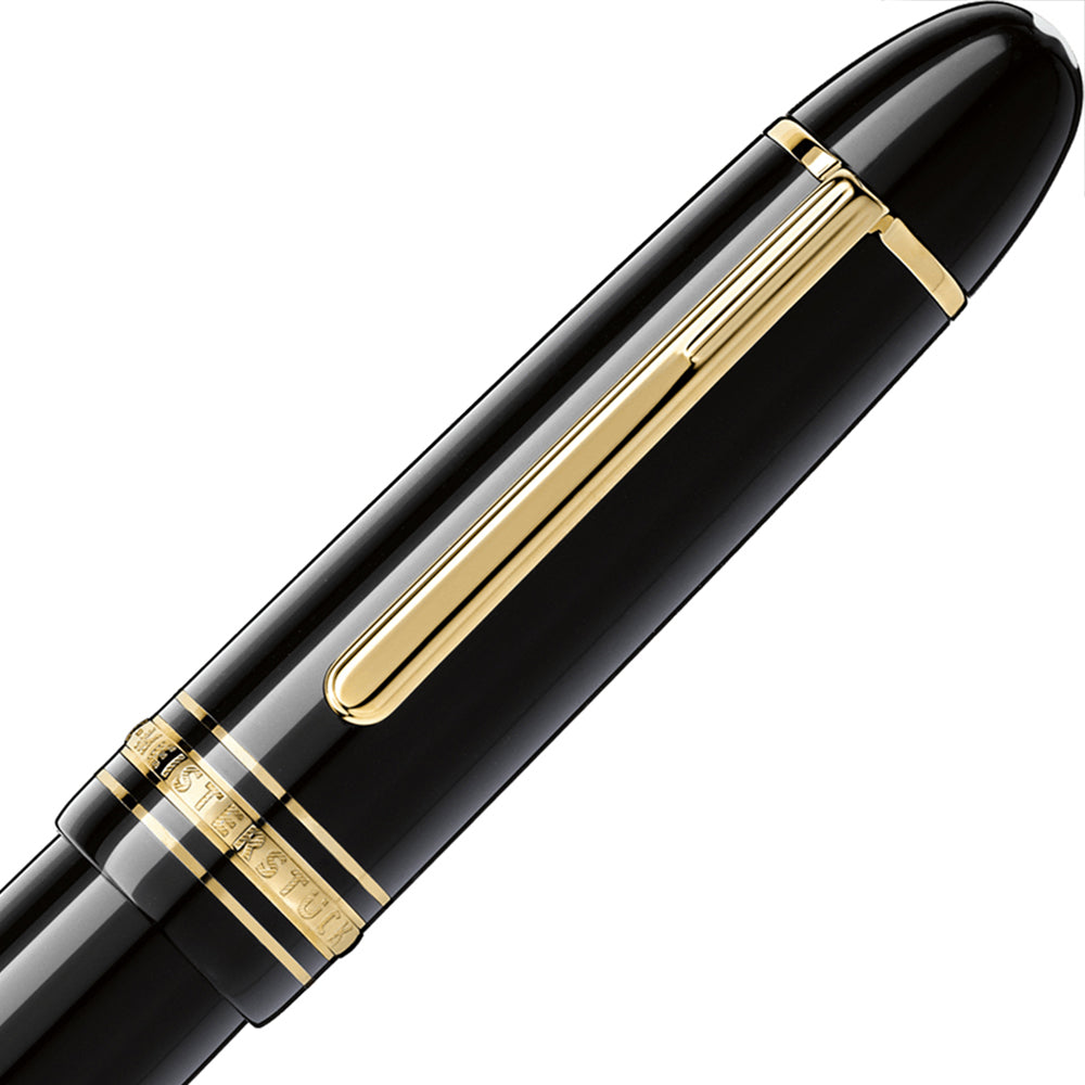 Montblanc, Füller, Meisterstück, Vergoldet, 149, Schwarz - Schreib und Stil