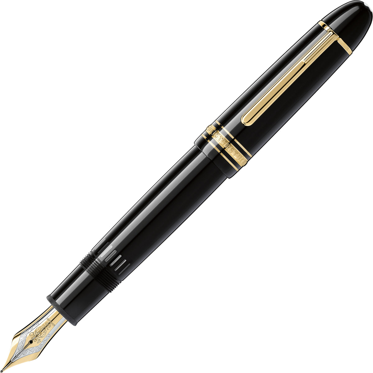 Montblanc, Füller, Meisterstück, Vergoldet, 149, Schwarz - Schreib und Stil