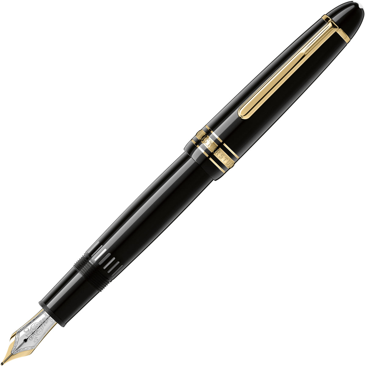 Montblanc, Füller, Meisterstück, Vergoldet, LeGrand, Schwarz - Schreib und Stil