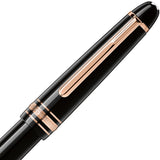 Montblanc, Füller, Meisterstück, Rosé Gold, Classique, Schwarz - Schreib und Stil