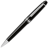 Montblanc, Kugelschreiber, Meisterstück, Platiniert, Midsize, Schwarz