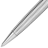 Montblanc, Kugelschreiber, Meisterstück, Solitaire, Geometry, Silber