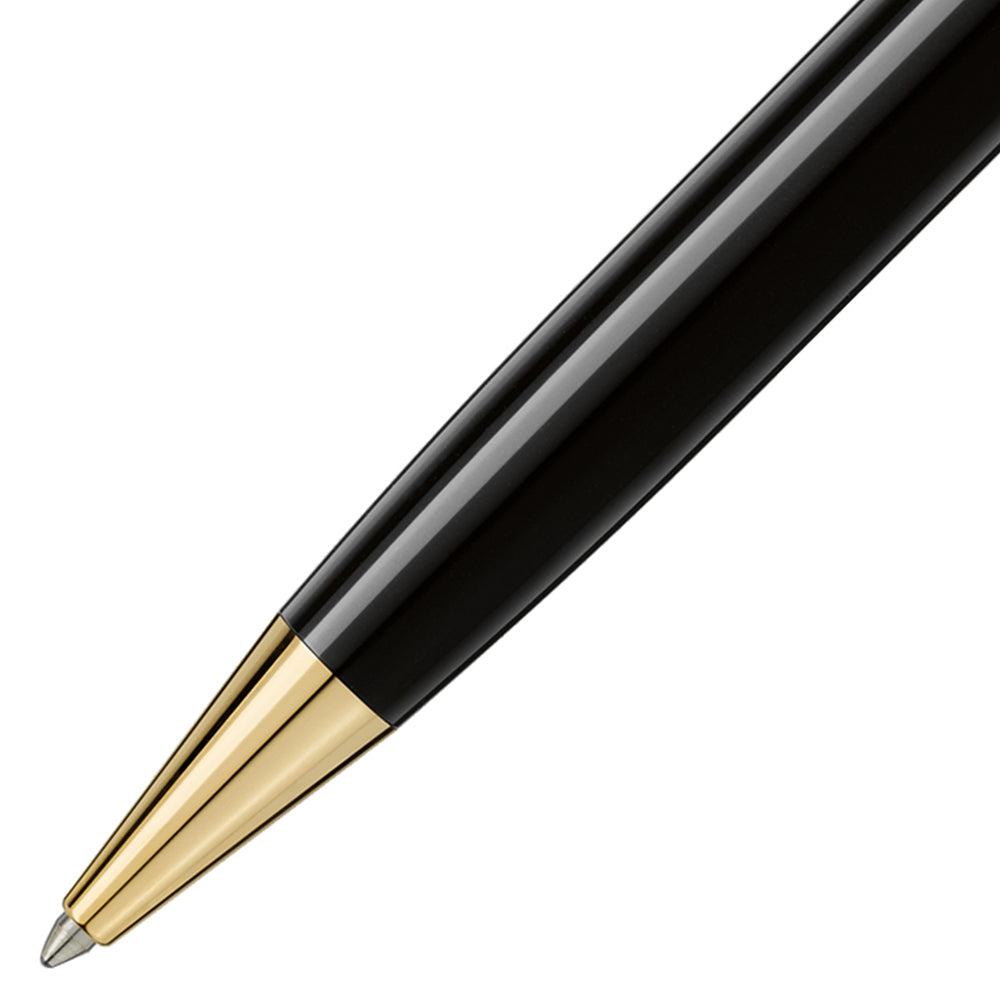 Montblanc, Kugelschreiber, Meisterstück, Vergoldet, Classique, Schwarz - Schreib und Stil