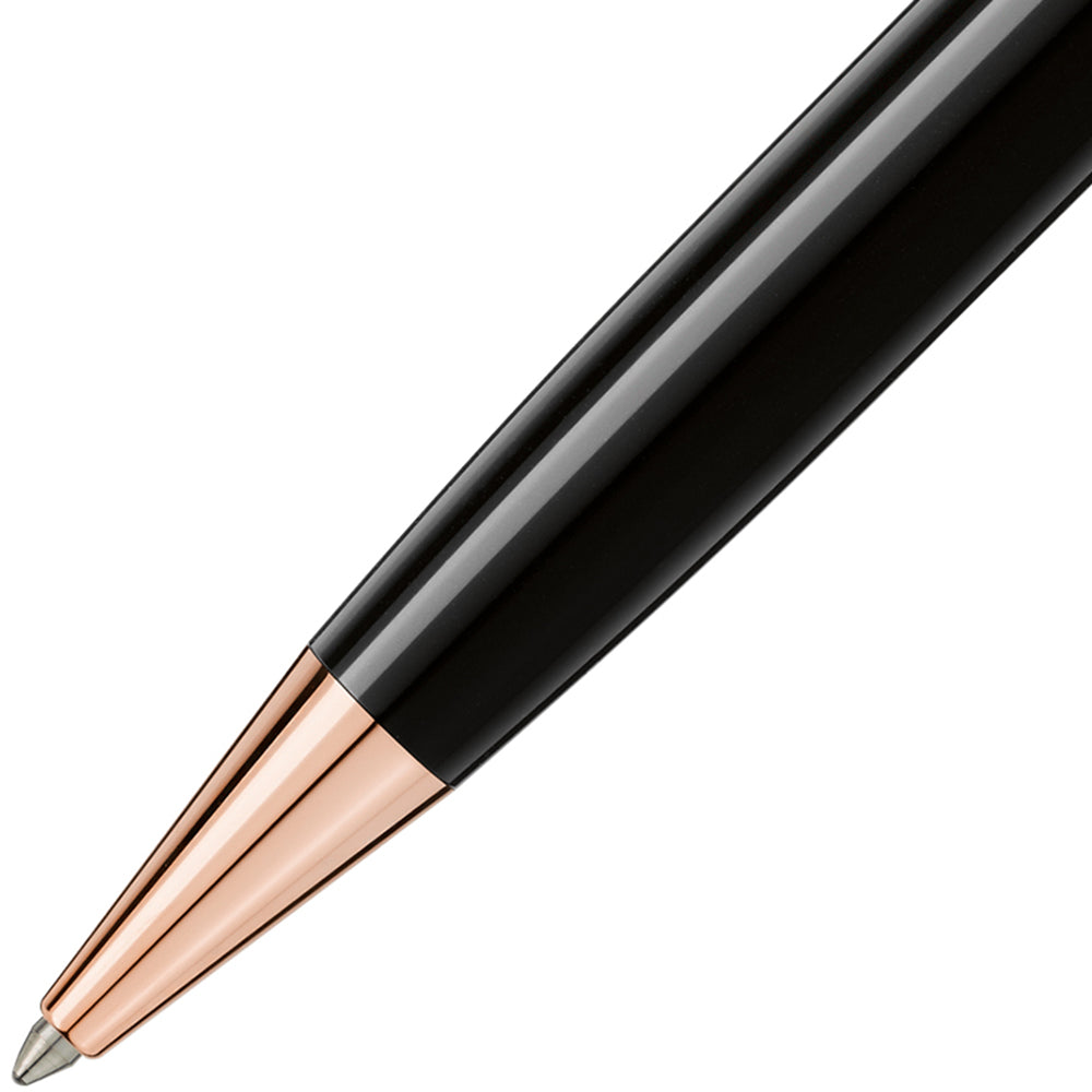 Montblanc, Kugelschreiber, Meisterstück, Rosé Gold, Classique, Schwarz - Schreib und Stil