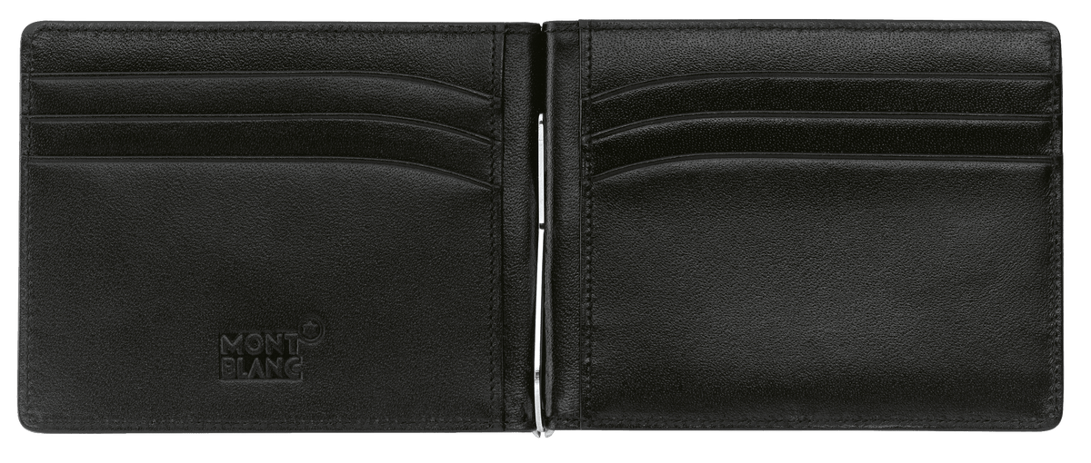 Montblanc, Meisterstück, Portemonnaie 6cc mit Geldclip, Schwarz - Schreib und Stil